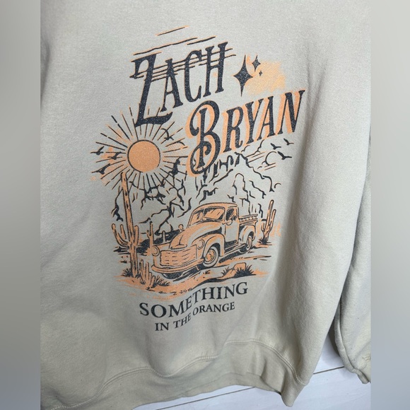 Zach Bryan Something in the Orange Sweatshirt - Size M - Picture 2 of 5